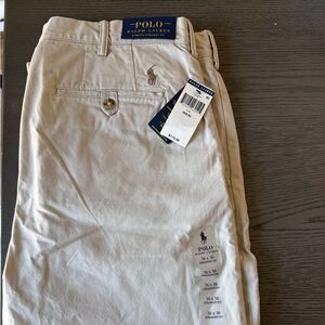 Polo Ralph Lauren new with tags stretch straight fit khakis 36Wx30L